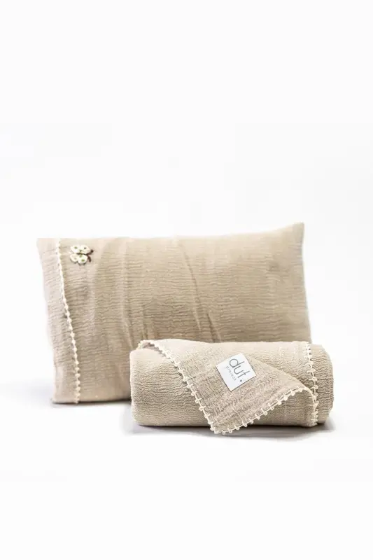 Клеве - %100 Хлопок Детский Шиле Комплект для Сна Новорожденных - 1