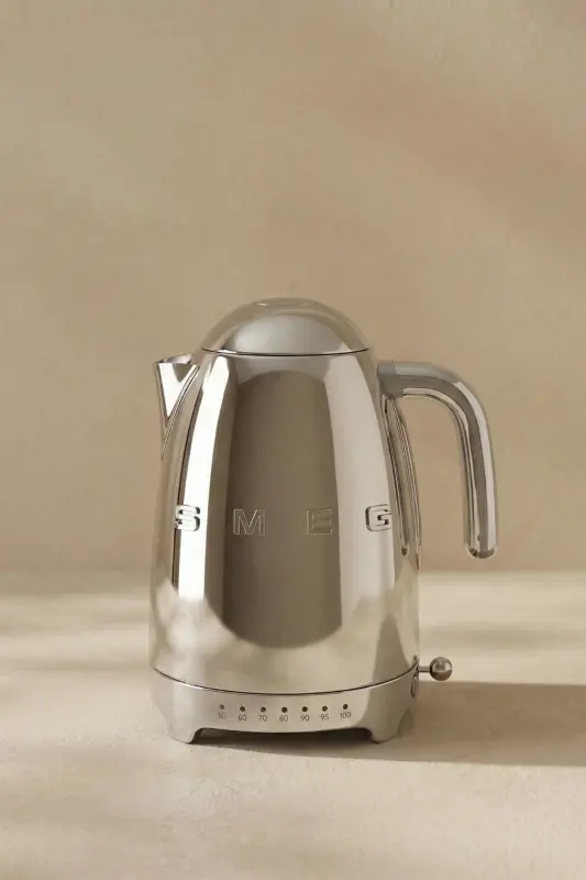 Klf04sseu Steel Electric Kettle - SMEG