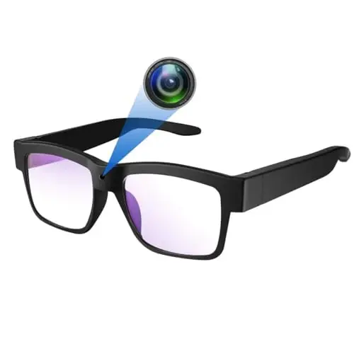 KLSYQ 1080p HD Camera Smart Video Recording Glasses-Outdoor Sport Glasses with Camera Wearable Eyeglass (Include 32G Memory Card) - MODAZONE