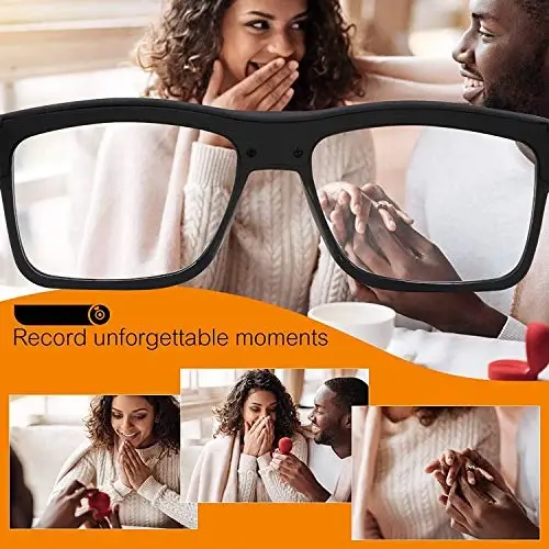 KLSYQ 1080p HD Camera Smart Video Recording Glasses-Outdoor Sport Glasses with Camera Wearable Eyeglass (Include 32G Memory Card) - 3