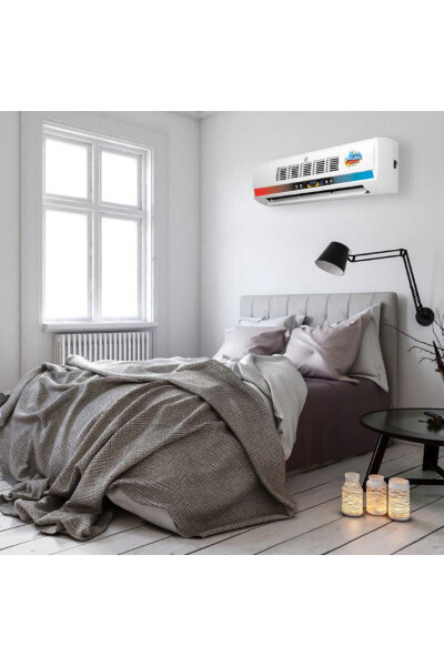 KM-1717-HC Duvar Tipi Fanlı Seramik Isıtıcı Ve Vantilatör-Beyaz - 12