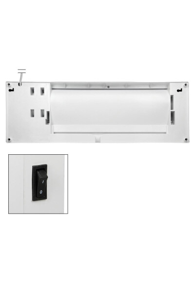 KM-1717-HC Duvar Tipi Fanlı Seramik Isıtıcı Ve Vantilatör-Beyaz - 4