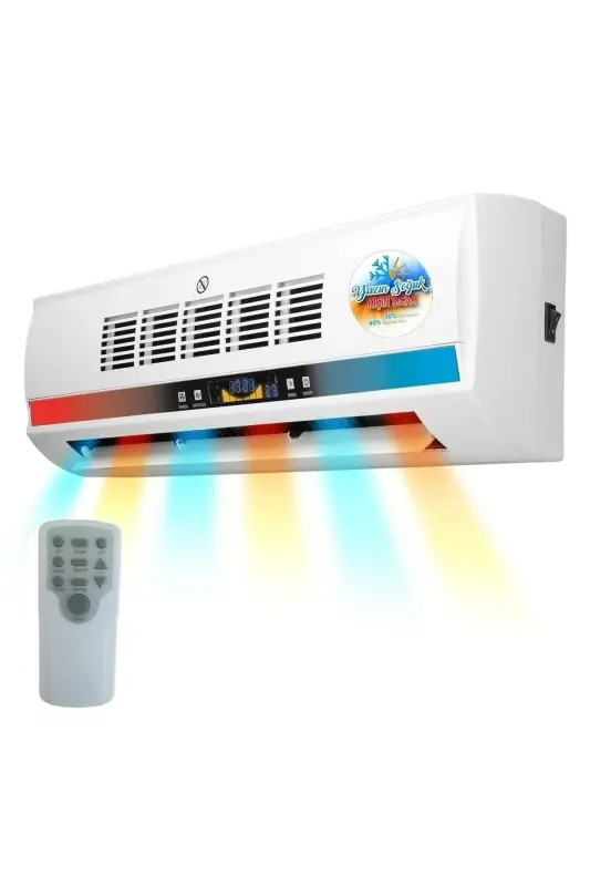 KM-1717-HC Wall Mounted Fan Heater and Ventilator - 3