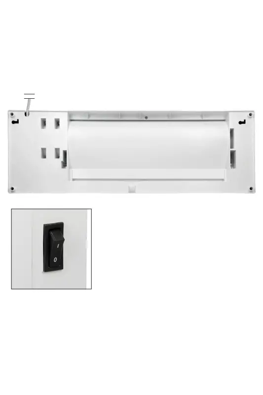 KM-1717-HC Wall Mounted Fan Heater and Ventilator - 5