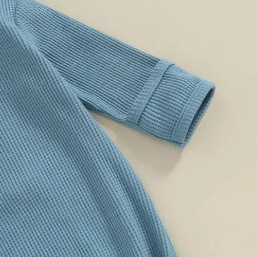 KMBANGI Комплект для новорожденных мальчиков и девочек, вязаное платье с шапочкой, детский спальный мешок с длинными рукавами и пуговицами, спальный мешок для младенцев с варежками - 5