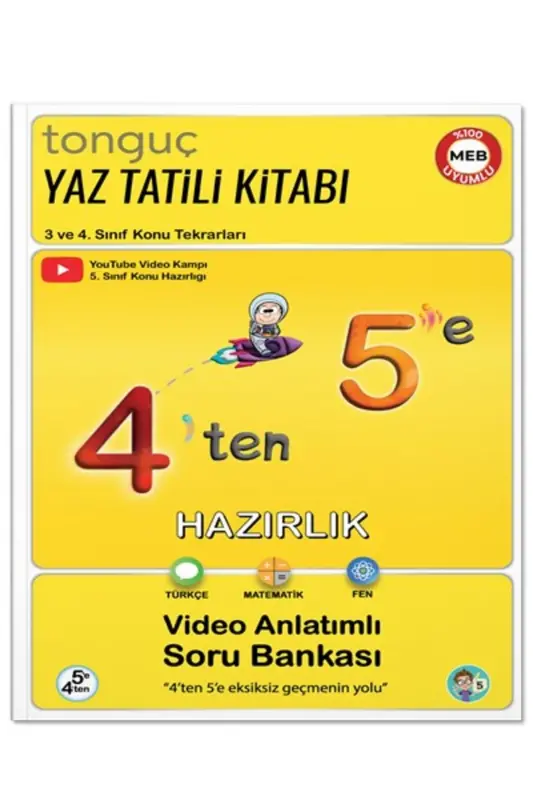 Книга подготовки с 4 до 5 9786257894128 - TONGUÇ YAYINLARI