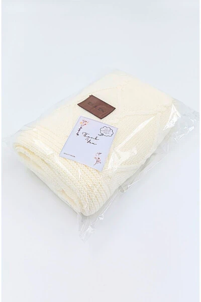 Knit Baby Blanket - 4