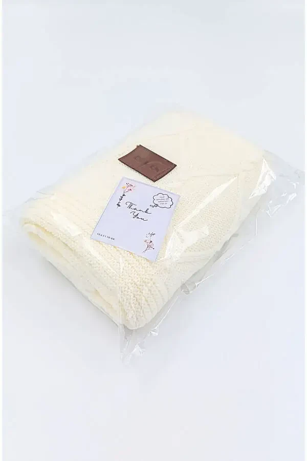 Knit Baby Blanket - 4