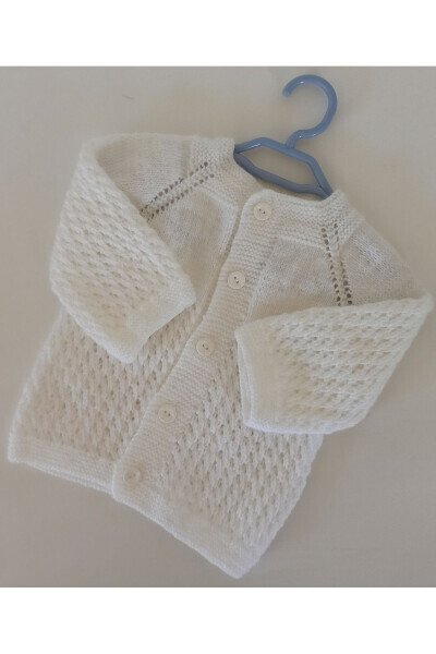 Knit baby cardigan - 1