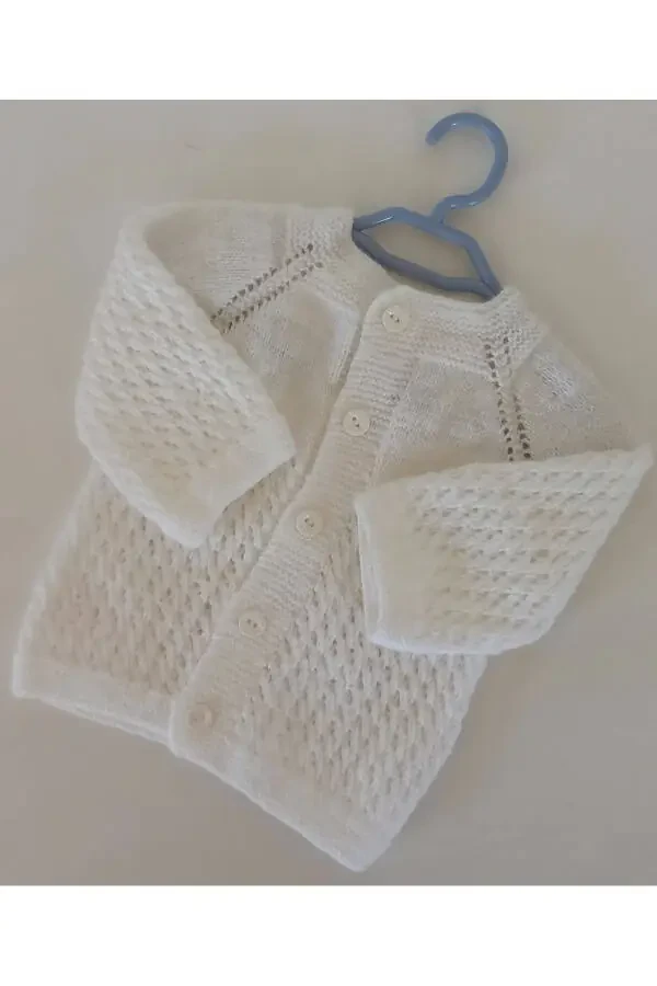 Knit baby cardigan - 1