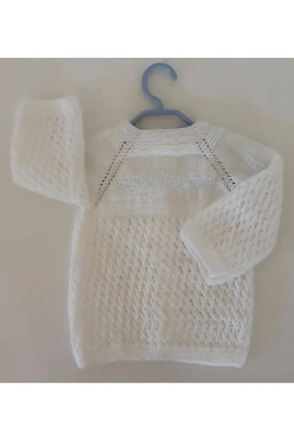 Knit baby cardigan - 2
