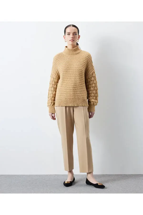 Knit mix sweater - 2