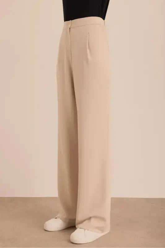 Knit Palazzo Pants - 4