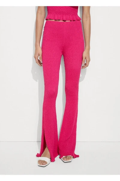 Knit Pattern Pants - 1