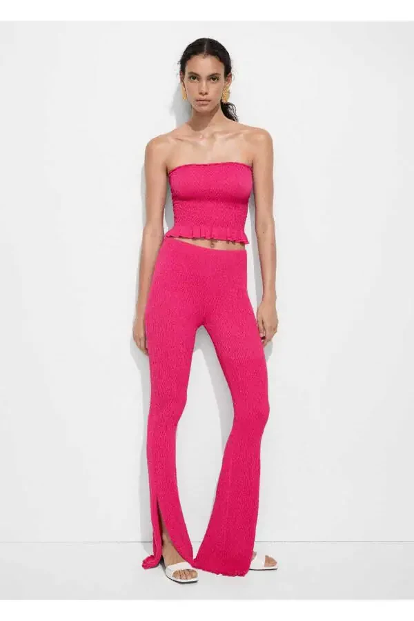 Knit Pattern Pants - 2