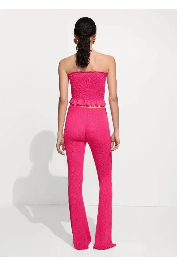 Knit Pattern Pants - 4