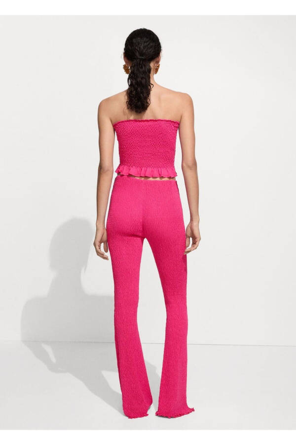 Knit Pattern Pants - 4