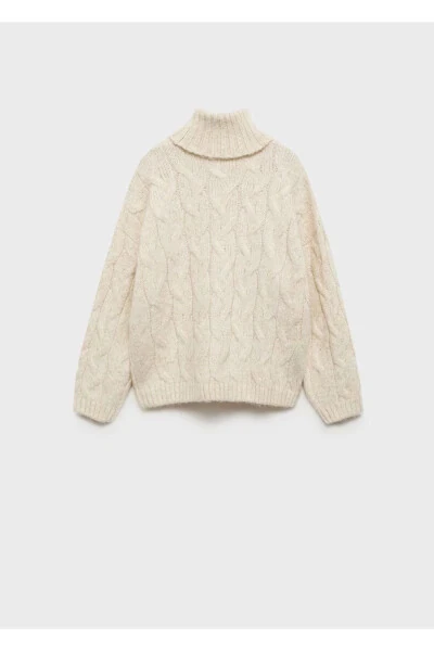Knit Patterned Sweater - 4