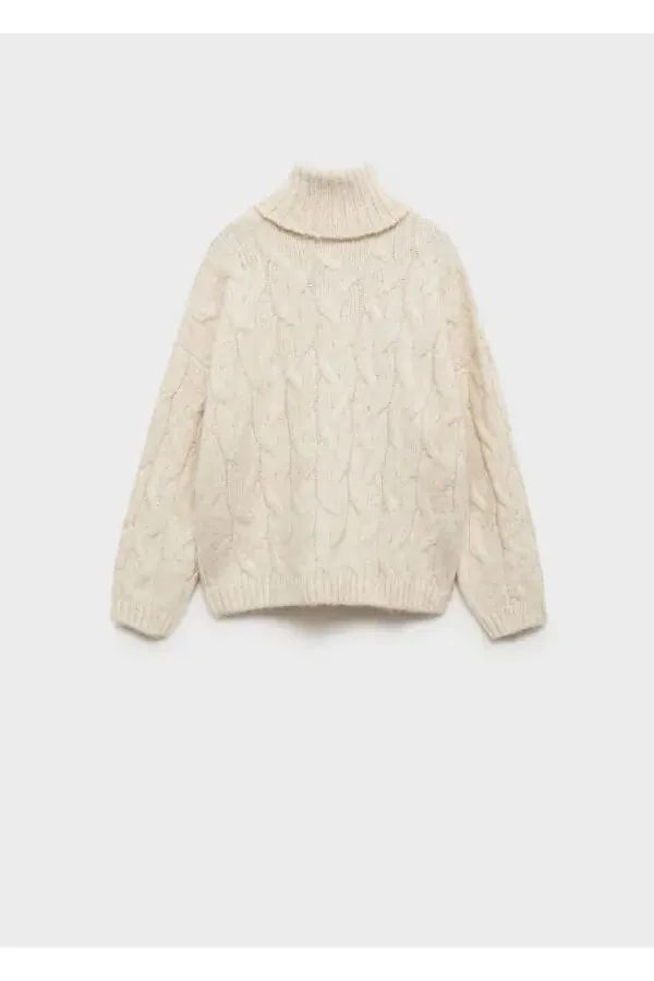 Knit Patterned Sweater - 4