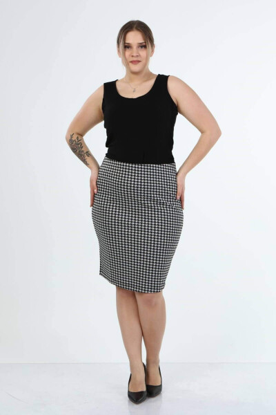 Knit Pencil Skirt - 1