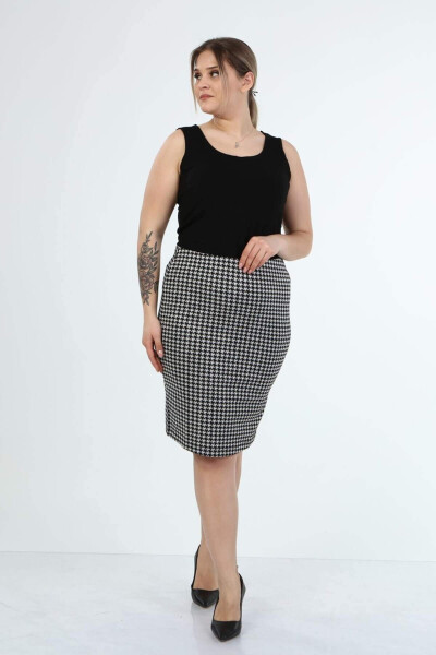 Knit Pencil Skirt - 2