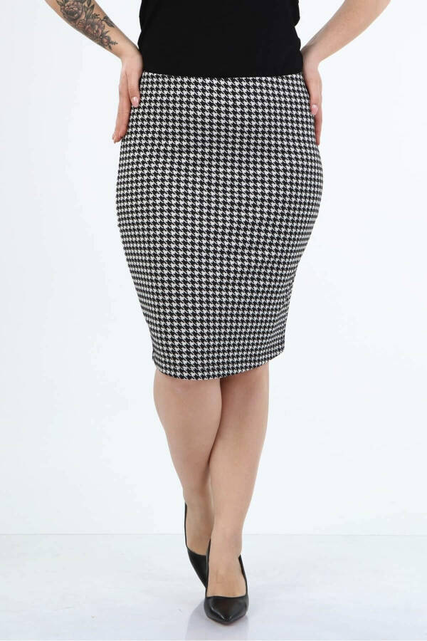 Knit Pencil Skirt - 4