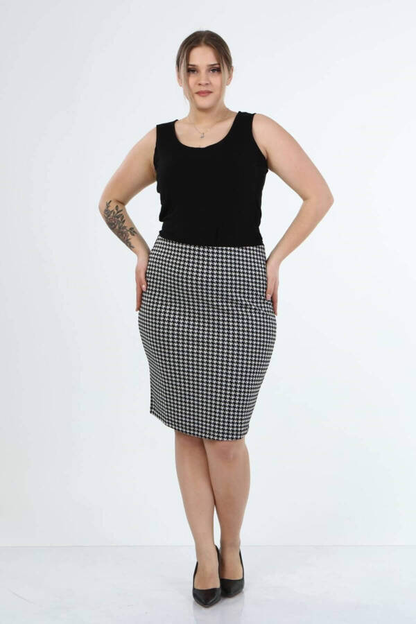 Knit Pencil Skirt - 7