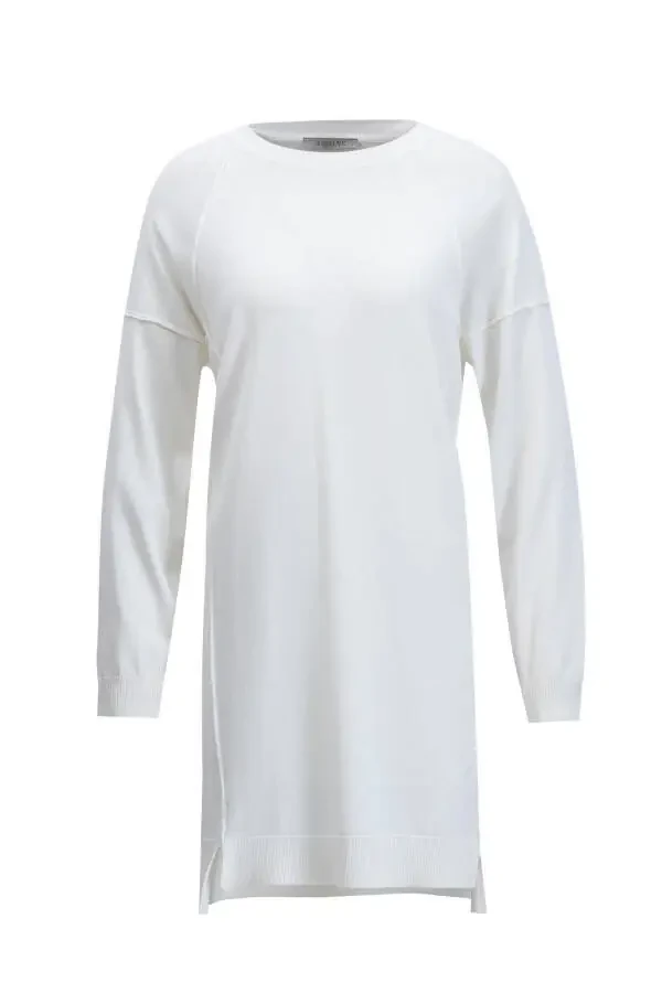 Knit Tunic 24kd2002 Ecru - 1