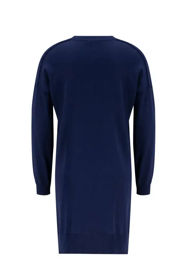 Knit Tunic 24kd2002 Navy - 2