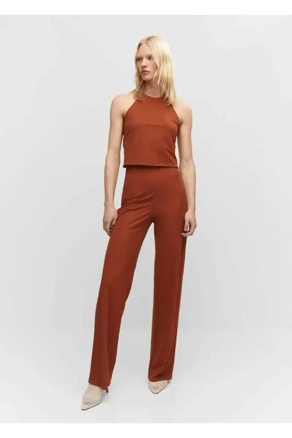 Knit wideleg pants - 2