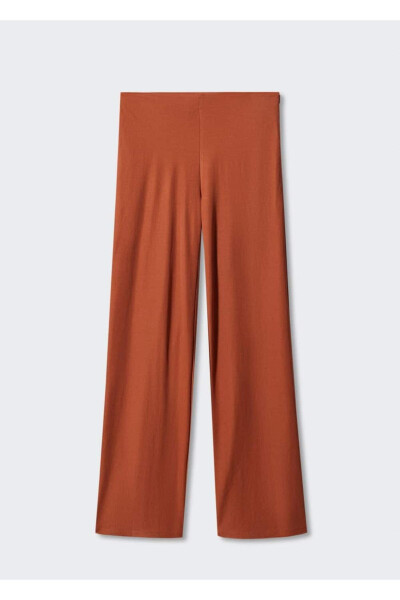 Knit wideleg pants - 3