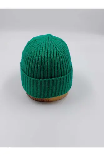 Knited Unisex Ikili Solid Bere-Zumrad Yashil Vizon - 3