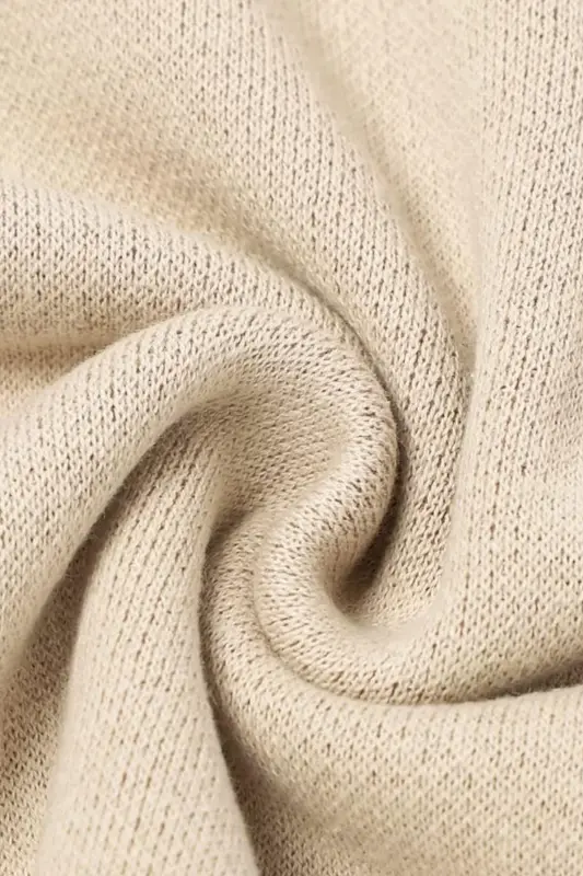 Knitted Baby Blanket 85cm X85cm Little Mushrooms Beige-Cream Mushroom for Baby Girl And Boy - 9