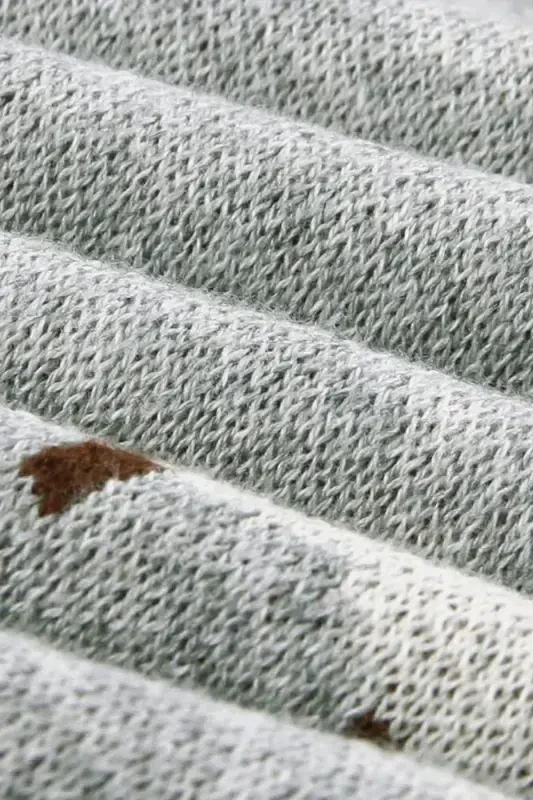 Knitted Baby Blanket 85cm X85cm New Sheep Grey-D.Grey2 For Girl And Boy Baby - 3