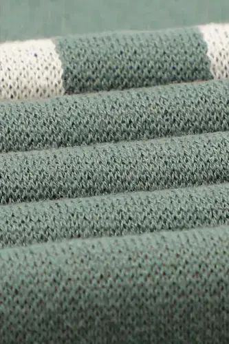 Knitted Baby Blanket 85cm X85cm Unicorn Green-green3 For Baby Girl And Boy - 3