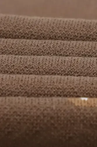 Knitted Baby Blanket for Girl and Boy 85cm X 85cm Cute Fawn Coffee-Coffee - 3