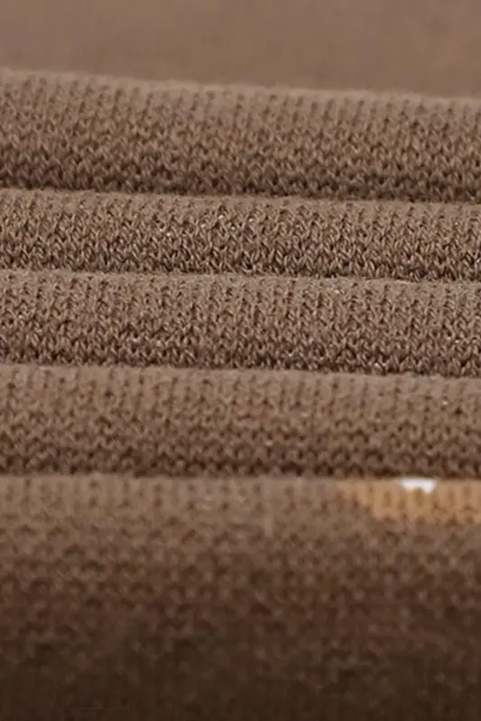Knitted Baby Blanket for Girl and Boy 85cm X 85cm Cute Fawn Coffee-Coffee - 4