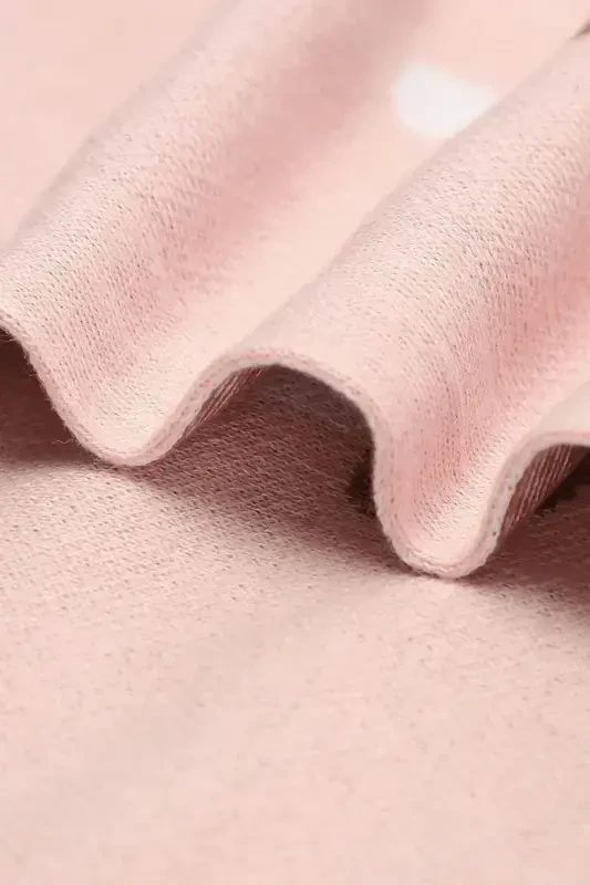 Knitted Baby Blanket for Girl and Boy 85cm X 85cm Tiny Mushrooms Pink-Pink Mushroom - 3