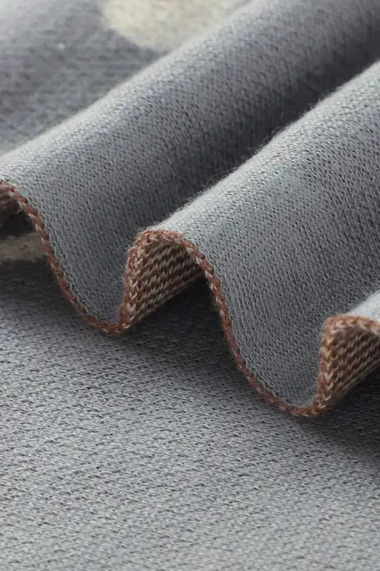 Knitted Baby Blanket for Girl and Boy 85cm X85cm Car Dream Gray-Gray - 3