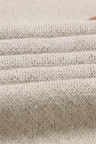 Knitted Baby Blanket for Girl and Boy 85cm X85cm Unicorn Beige-cream3 - 3