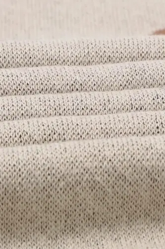 Knitted Baby Blanket for Girl and Boy 85cm X85cm Unicorn Beige-cream3 - 4