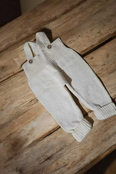 Knitted Baby Overalls - 2
