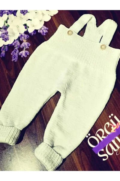 Knitted Baby Overalls - 3