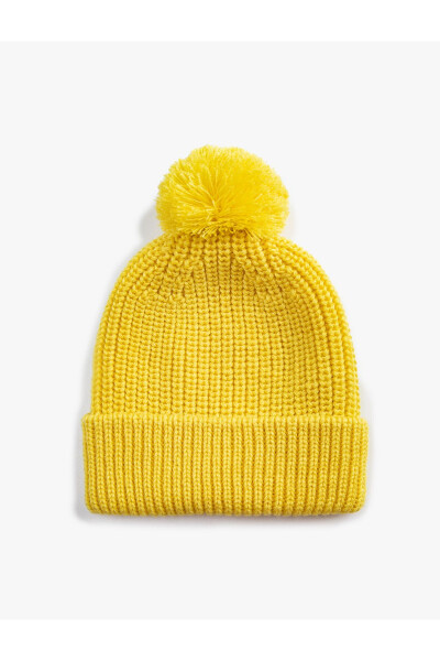 Knitted beanie with elastic - 9