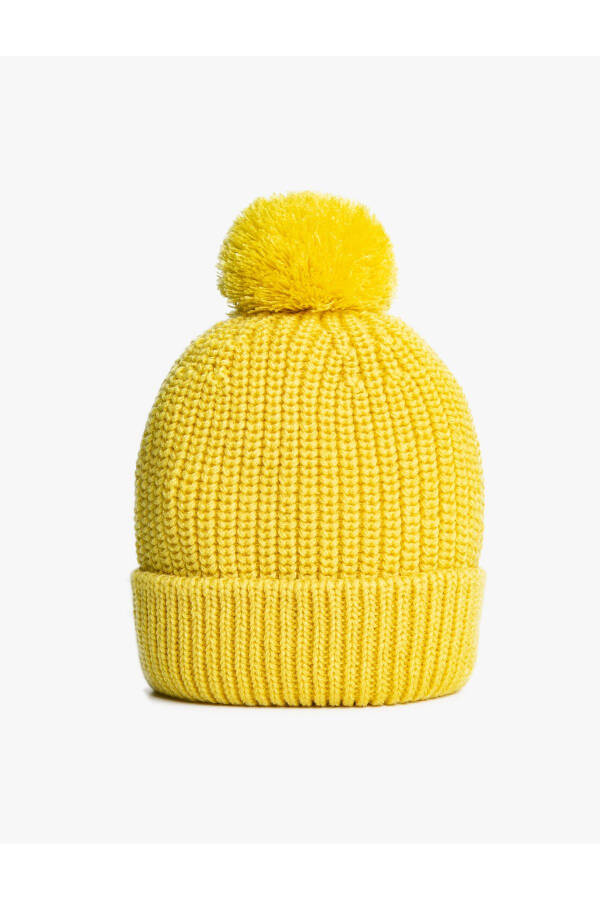 Knitted beanie with elastic - 10