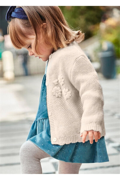 Knitted Cardigan for Baby Girl Jengibre 2314 - 1