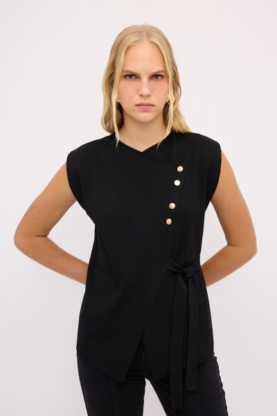 Knitted Cardigan Vest - ADL
