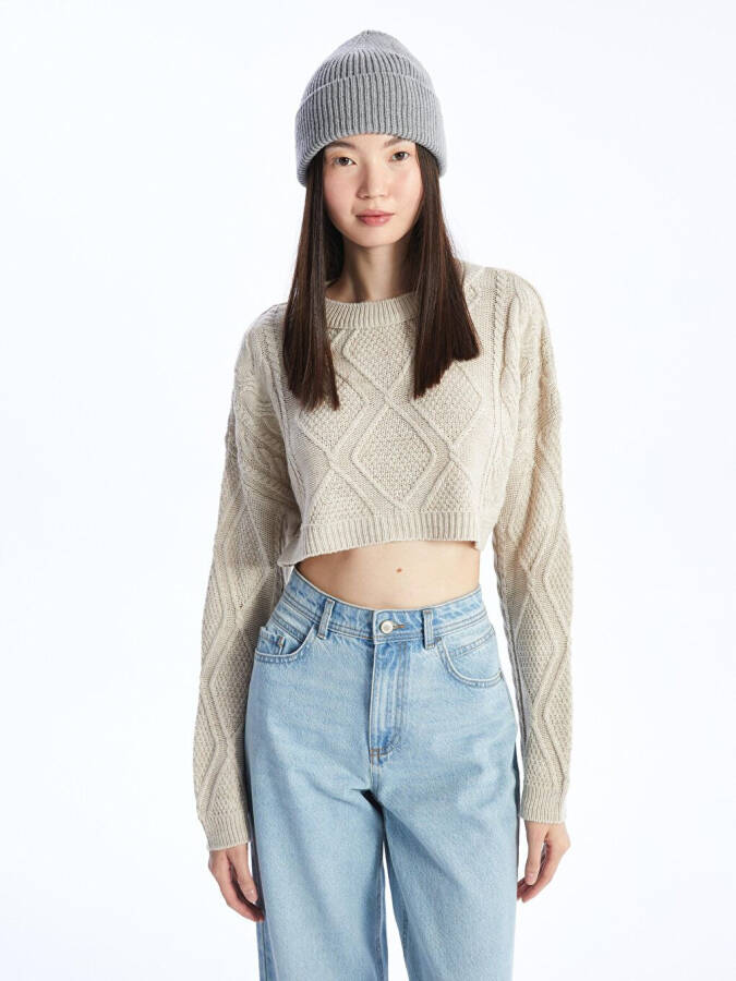 Knitted Crop Sweater BGT04 - 5