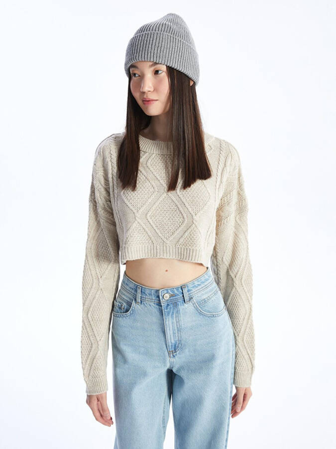 Knitted Crop Sweater BGT04 - 6