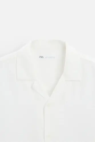 KNITTED RELAXED FIT SHIRT-White - 9